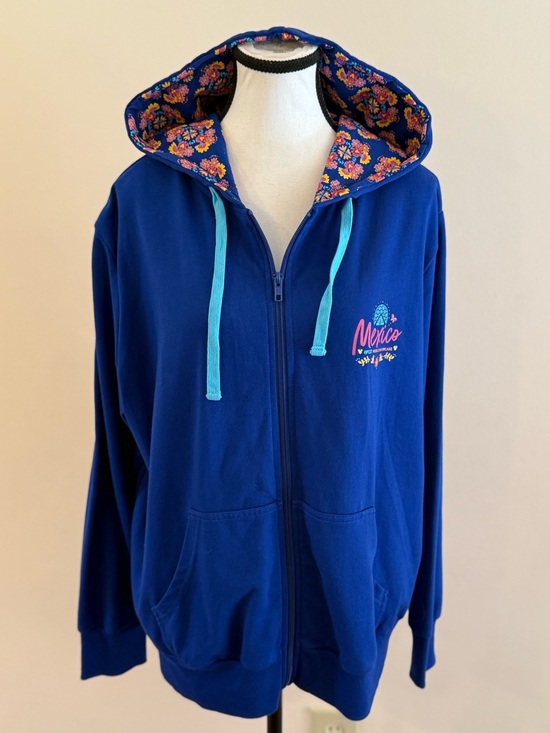 Disney Tops - Disney Parks Epcot Mexico Mickey and Minnie  Zip-Up Hoodie size 1X